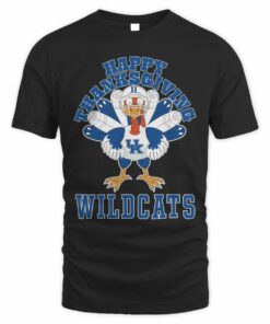 Kentucky Wildcats Happy Thanksgiving Turkey T-Shirt