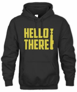 Screencrush Merch Hello There Black Hoodie