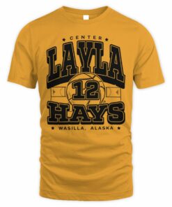 Layla Hays Wasilla Alaska Center 12 College Graphic Tee