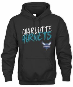 NBA Shop Charlotte Hornets Hustle Custom Black Official Hoodie