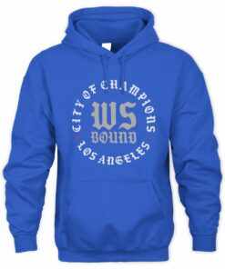 Los Angeles City Of Champions World Series Bound Hoodie Pantone 294 Shop