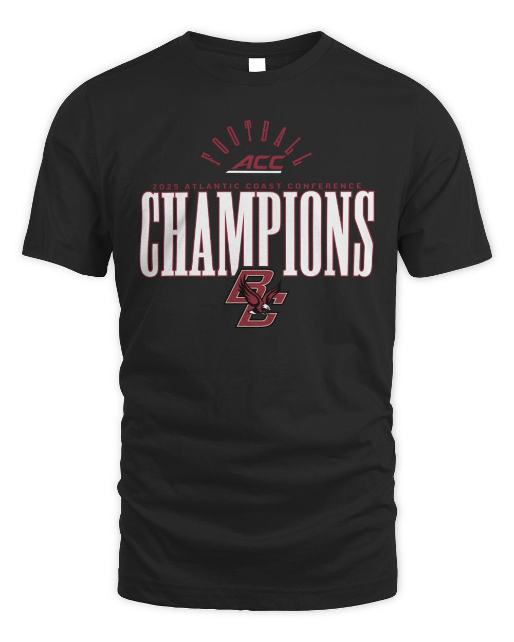 2025 Atlantic Coast Conference Football Champions Boston College Eagles Tee