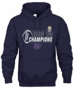 Official Kansas State Wildcats Football Champions Big 12 Conference 2025 Hoodie