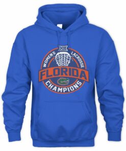 Unisex Blue 84 Royal Florida Gators 2025 Big 12 Women's Lacrosse Regular Season Champions Sweatshirt Hoodie
