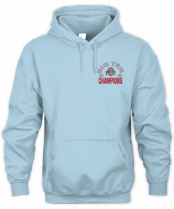 Big Ten Football Champions 2025 Ohio State Buckeyes Official Fan Hoodie