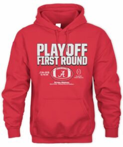 Alabama Crimson Tide 2025 CFP First Round Winner Sweatshirt Hoodie