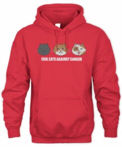 Lilsimsie Merch Lilsimsie Cool Cats Against Cancer Hoodie
