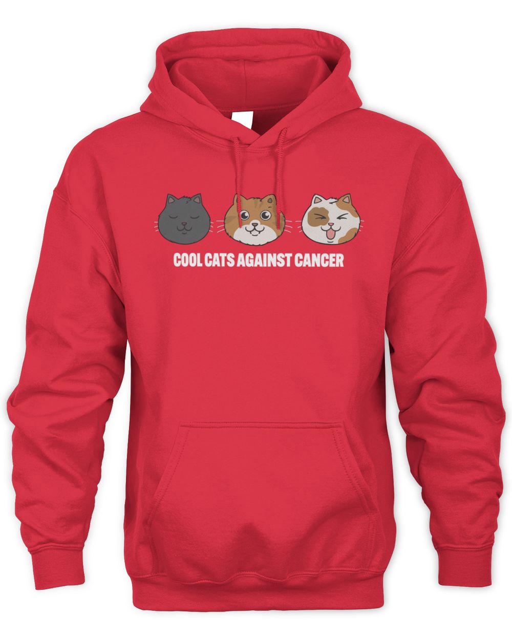 Lilsimsie Merch Lilsimsie Cool Cats Against Cancer Hoodie
