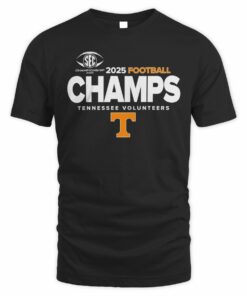 Official Tennessee Volunteers 2025 SEC Football Champs T-Shirt