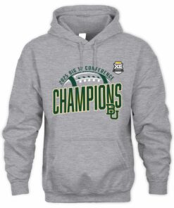 NCAA Shop Baylor Bears  Big 12 Conference Football 2025 Champions Hoodie
