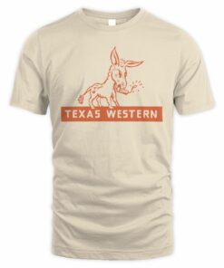 Texas Western Mascot Donkey Vintage UTEP College Tee
