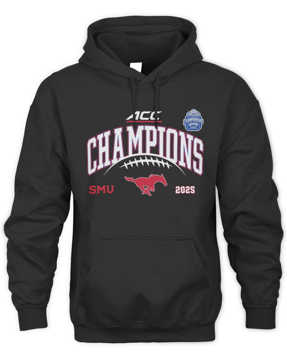 SMU Mustangs ACC Champions 2025 NCAA College Football Hoodie