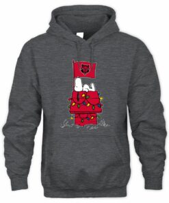 Arkansas State Red Wolves Snoopy House Christmas Lights Hoodie