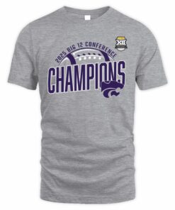 Kansas State Wildcats 2025 Big 12 Football Champions Locker Room T-Shirt
