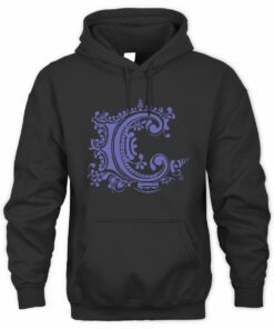 Chiodos Merch Purple Logo Black Hoodie
