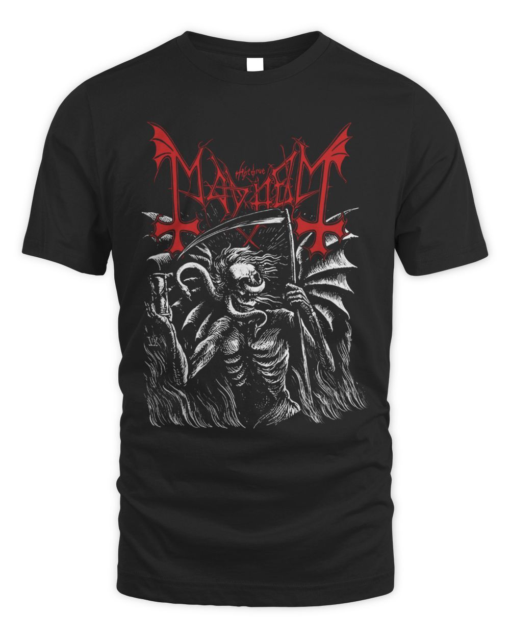 Mayhem Store Death Engraving T-Shirt