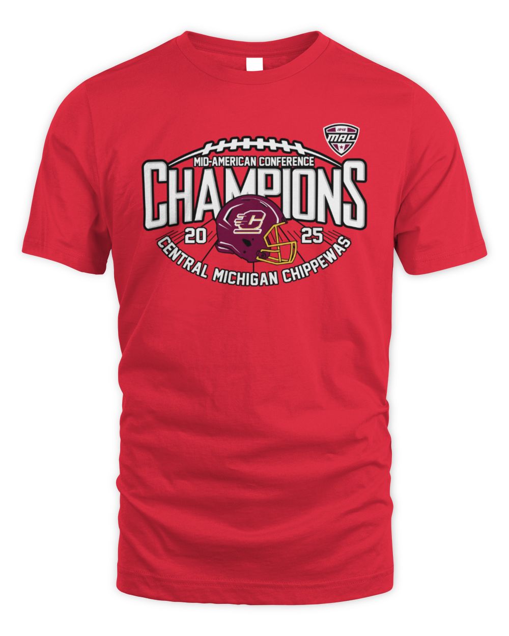 Central Michigan Chippewas 2025 Mid-American Conference Champions Tee Shirt