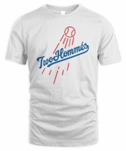 Two Hommés Dodgers LA Baseball Collab T-Shirt