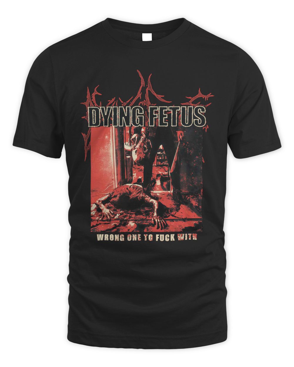 Dying Fetus Dying Fetus Wrong One Red Version Tee Clothing
