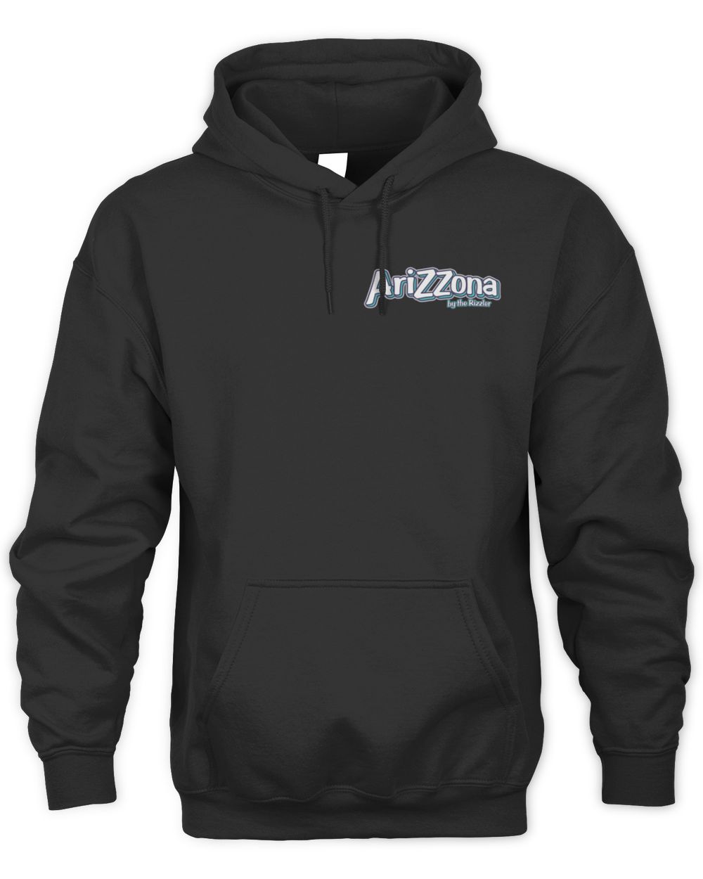 Arizona Tea Merch Black Rizzler Berry Cotton Hoodie