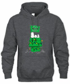 Marshall Thundering Herd Snoopy House Christmas Lights Hoodie