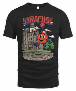 Syracuse Basketball Orange Mascot College Graphic T-Shirt