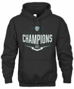 Ohio Bobcats 2025 MAC Football Champions Logo Graphic Hoodie