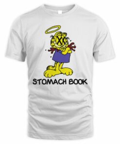 Stomach Book Store Lasagna White Tee Shirt