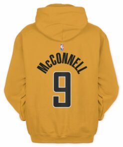 Indiana Pacers 9 McConnell City Edition Player Name Number Hoodie