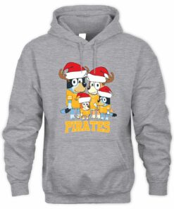 Pittsburgh Pirates Family Christmas Santa Hat Cute Baseball Hoodie