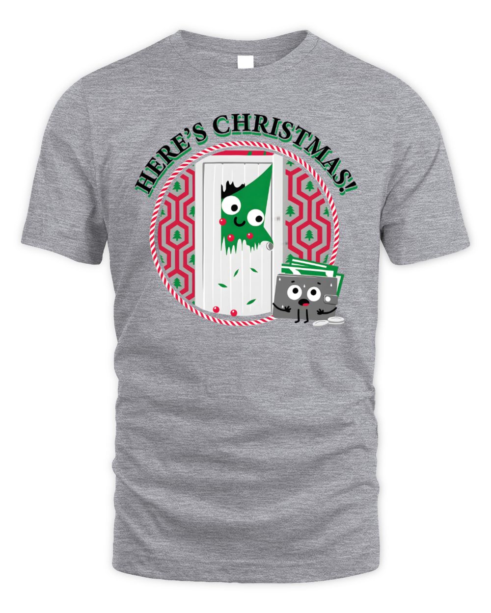 Shark Robot Merch Here's Christmas T-Shirt