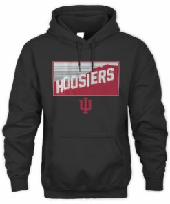 Indiana Football Hoosiers In Hollywood Black Official Hoodie