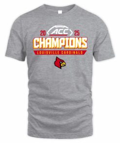 Louisville Cardinals 2025 ACC Football Conference Champions Locker Room T-Shirt