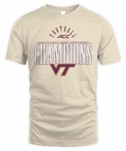 2025 Atlantic Coast Conference Football Champions Virginia Tech Hokies Tee