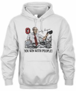 Buckeyes Football Woody Hayes Throwback Signature Hoodie