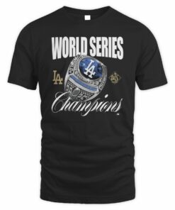 Los Angeles Dodgers 2025 World Series Champions Ring Logo T-Shirt
