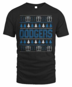 Los Angeles Dodgers Baseball Christmas Ugly Sweater T-Shirt