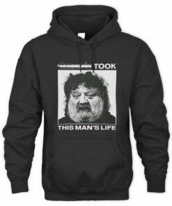 Papa Meat Merch Took This Mans Life Tee Black Hoodie