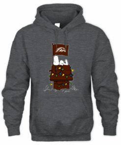 Western Michigan Broncos Snoopy House Christmas Lights Hoodie