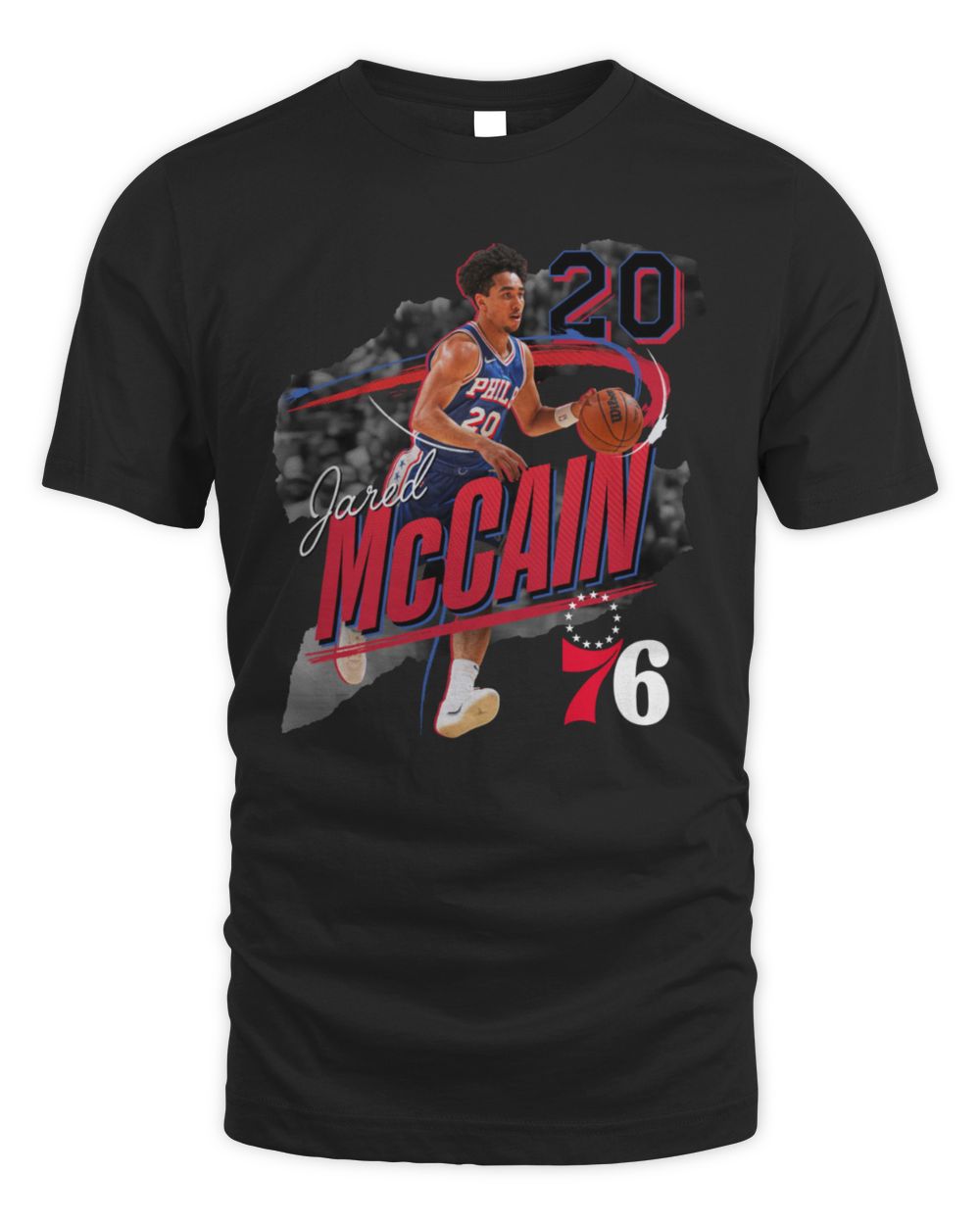 ared McCain #20 Philadelphia 76ers Legacy T-Shirt