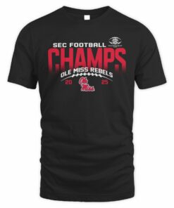 Ole Miss Rebels 2025 SEC Football Conference Champions Tee