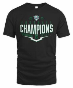 Official Eastern Michigan Eagles 2025 MAC Football Champions Shirt