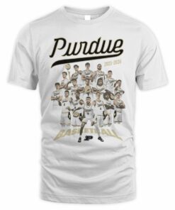Purdue 2025 2026 Mens Basketball Official Team Roster T Shirt