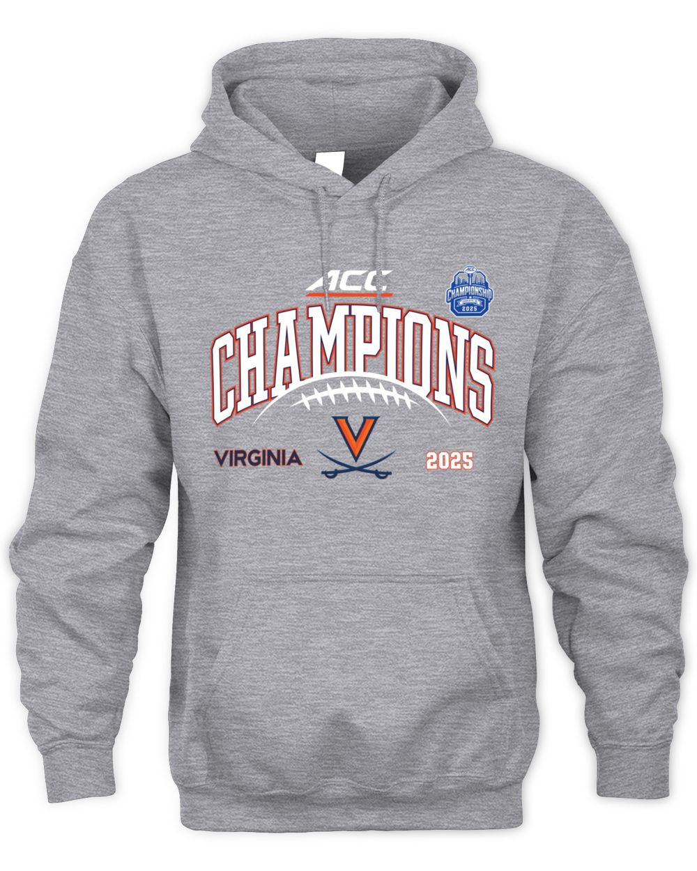 Virginia Cavaliers ACC Champions 2025 NCAA College Football Hoodie