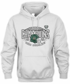 Ohio Bobcats 2025 MAC Conference Champions Football Hoodie