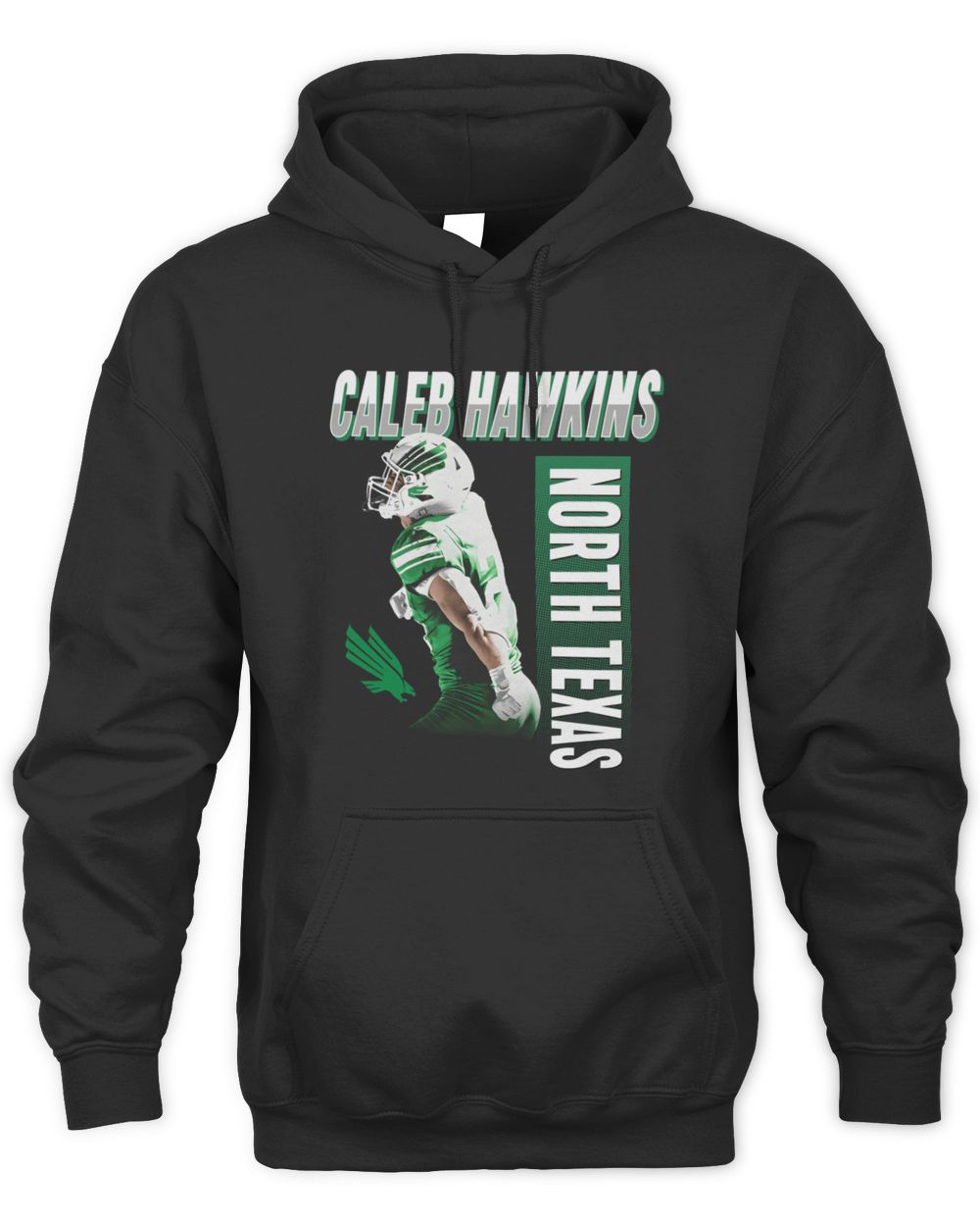 North Texas Caleb Hawkins Mean Green NIL Athlete Hoodie