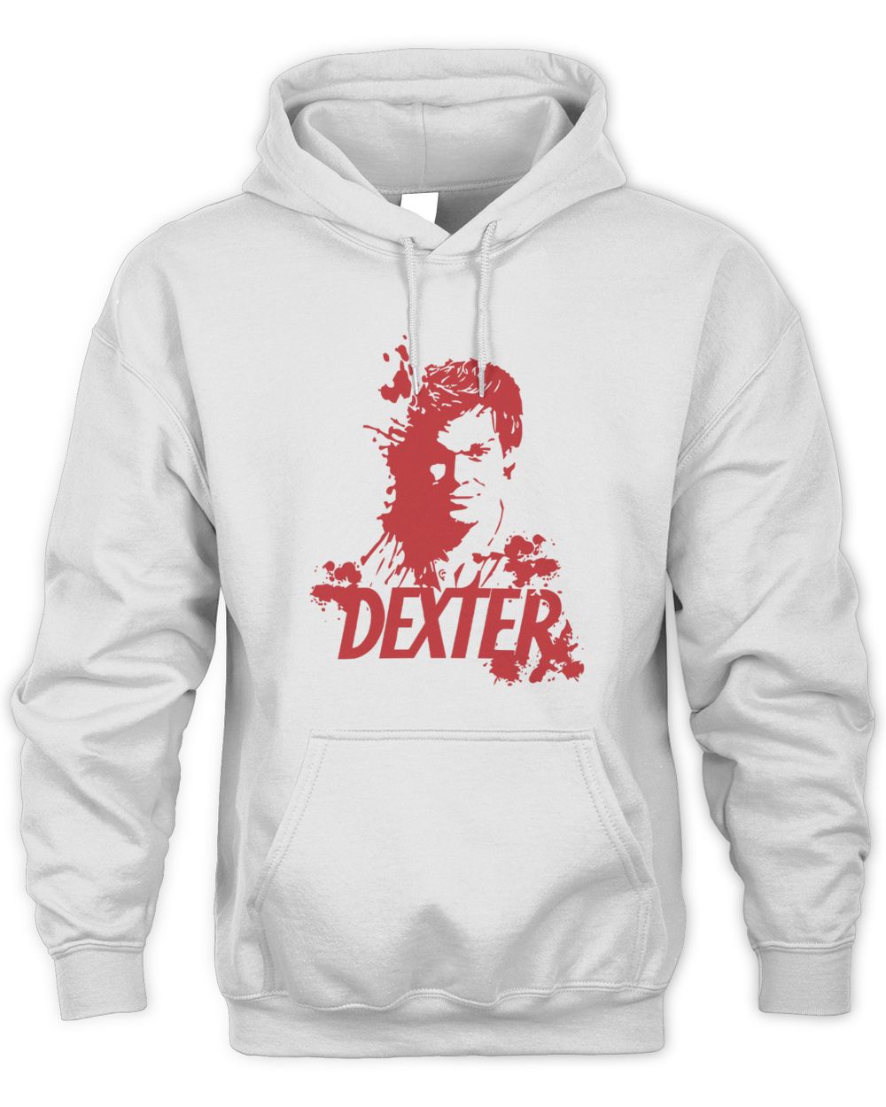 Dexter Merch Dexter Blood Spatter Dexter Adult Black Hoodie