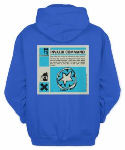 Waste Shop Fitter Happier Cyan Patch Hoodie