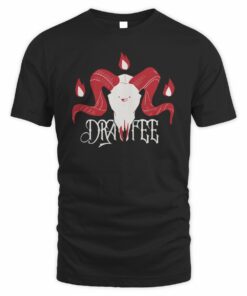 Drawfee Metal Goat Demon Flames T-Shirt