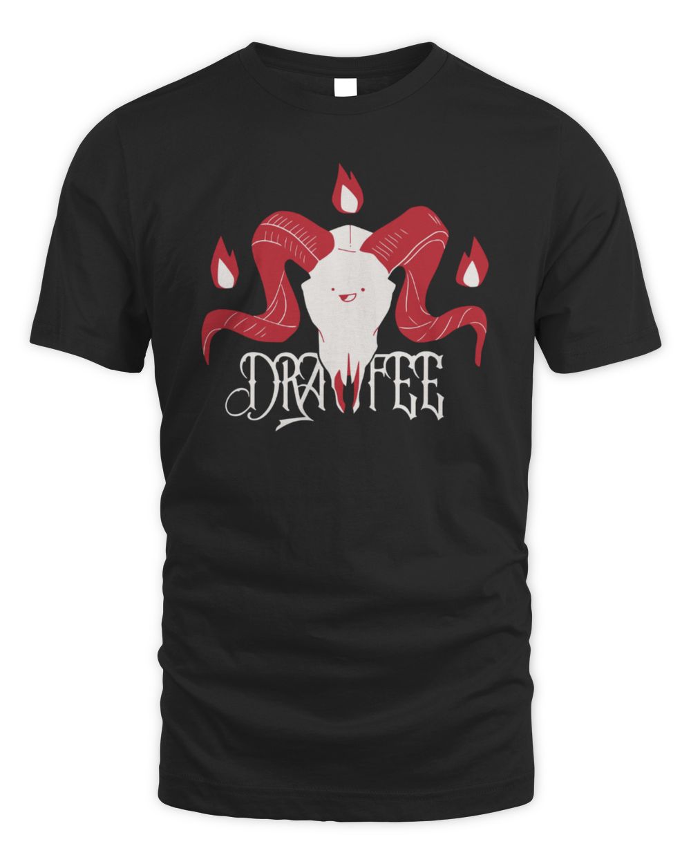 Drawfee Metal Goat Demon Flames T-Shirt